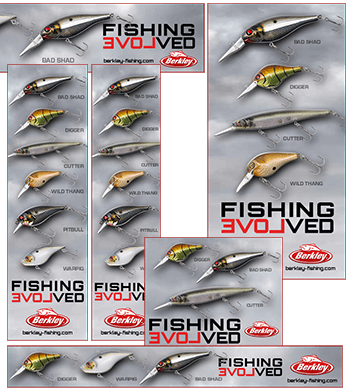 Berkley Fishing HTML5 banners.