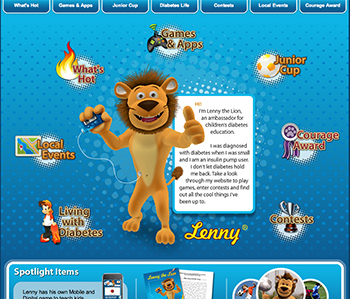 Lenny the Lion website